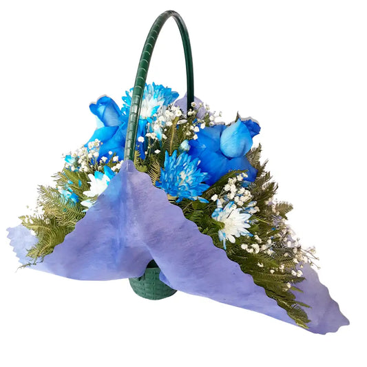 Canastillo Rosa Azul