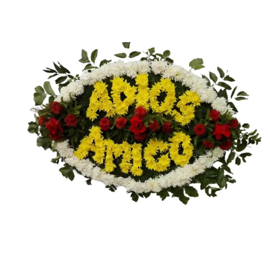 Escrito Fúnebre "Adios Amigo" Ovalado